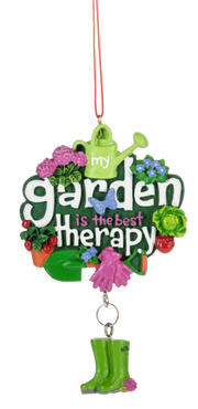 My Garden Is The Best Therapy Ornament