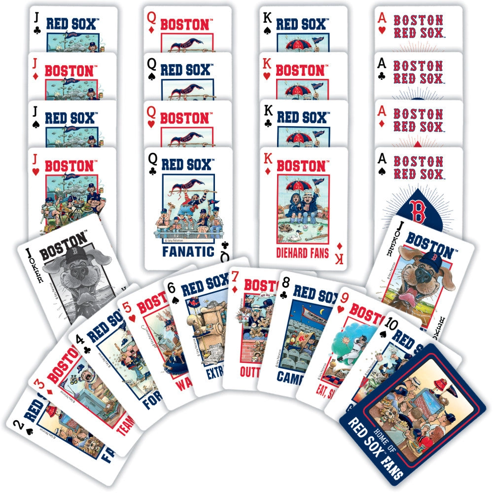 Boston Red Sox Fan Deck Playing Cards - 54 Card Deck
