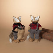 Holiday Fox Figurine - 12 Inch -