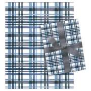 Watercolor Plaid Wrap (Midnight and Slate) - 80 Sq. Feet