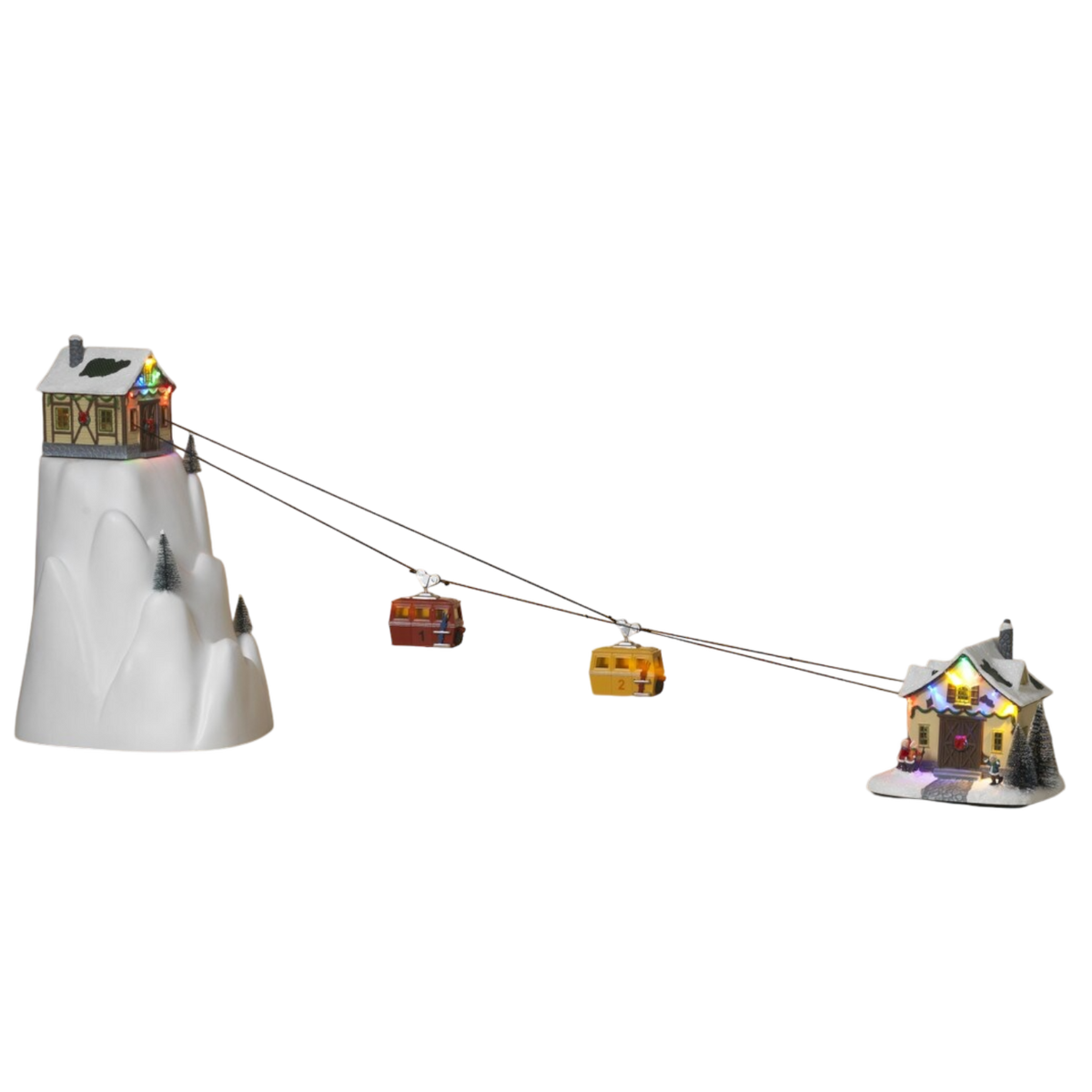 Lighted Musical Animated Cable Car