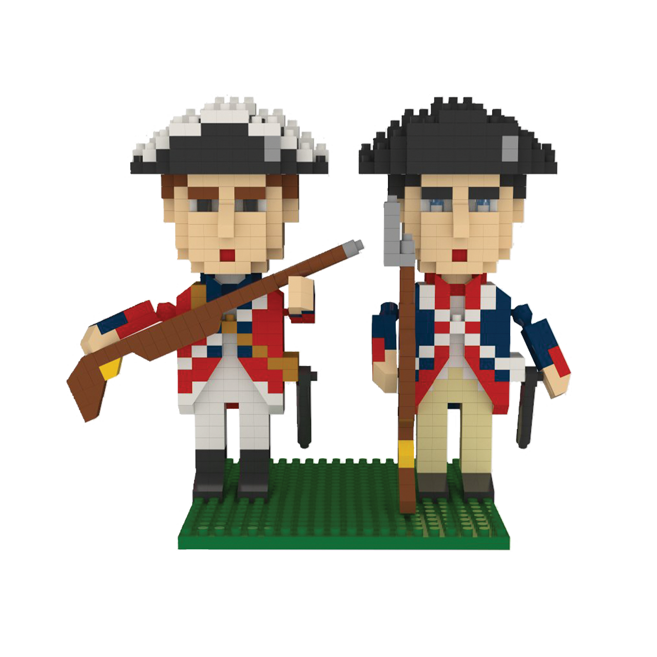 Mini Building Blocks - Revolutionary War Soldiers