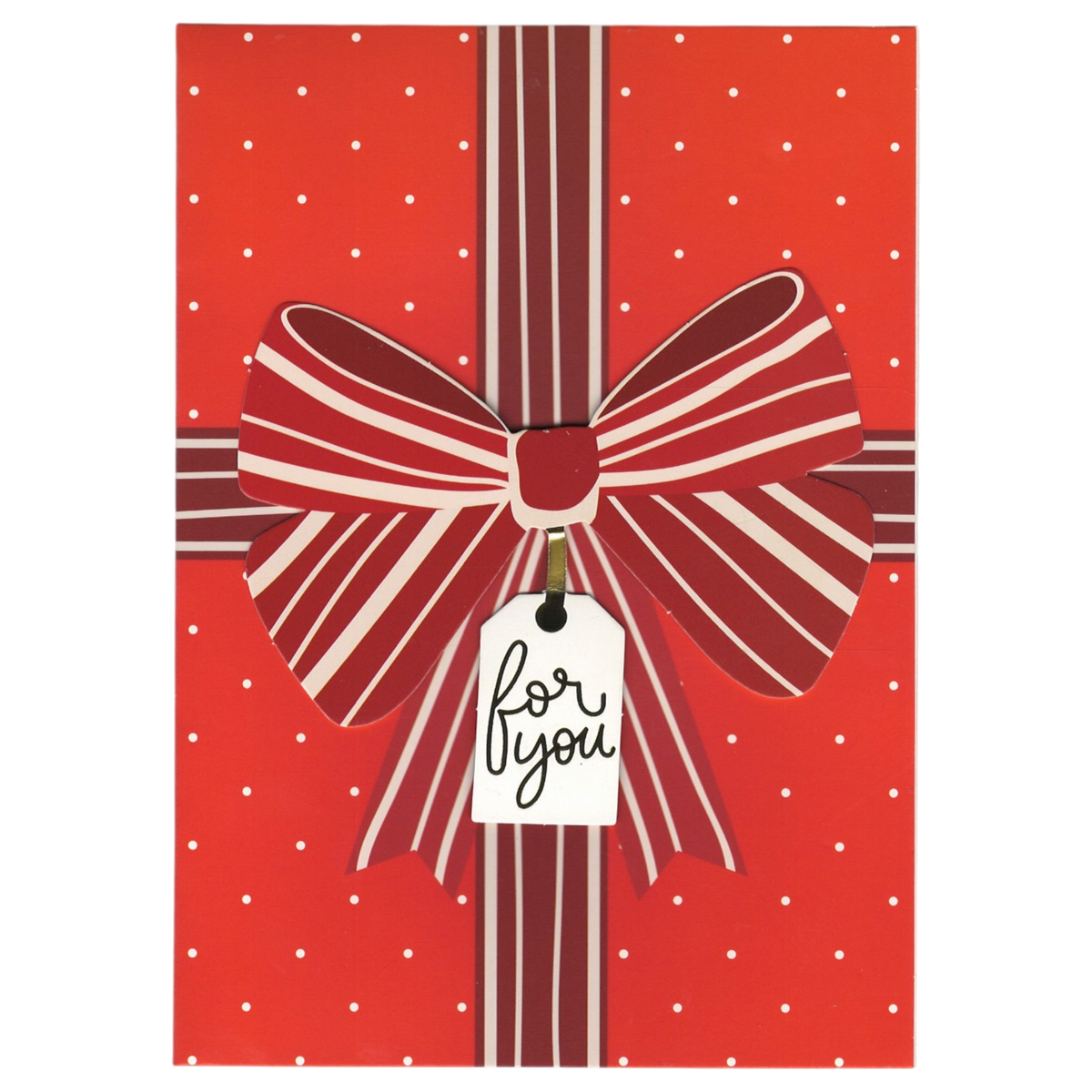 Striped Bow Gift Card