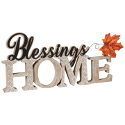 "Blessings Home" Tabletop Sign - 16 Inch