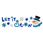 Wide Window Gel Clings - Let it Snow
