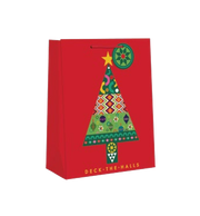 Whimsical Giftbag - Colorful Tree - Medium