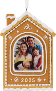 Gingerbread House 2025 Photo Frame Hallmark Ornament