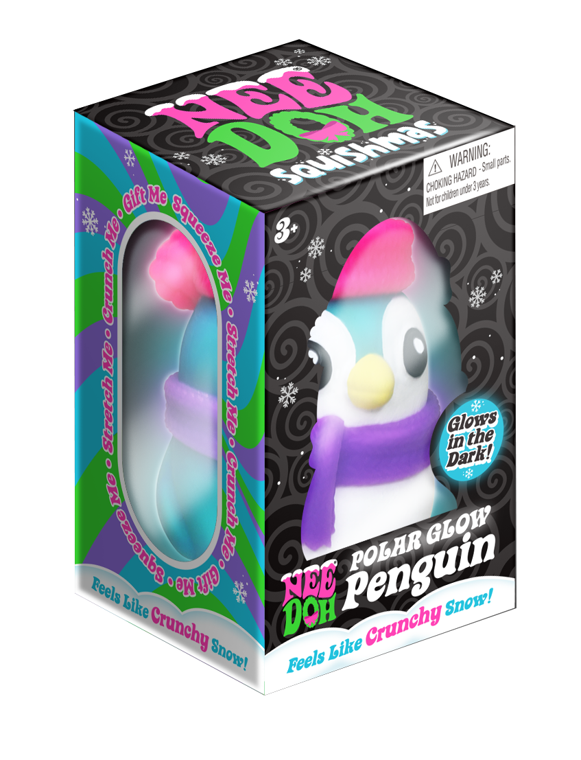 Squishmas Polar Glow Penguin -