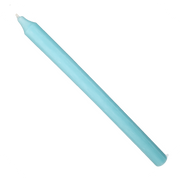 Rustic Taper Dinner Candle - 12 Inch Aqua
