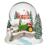 Musical Santa's Farm Waterglobe - "Let It Snow" Tune