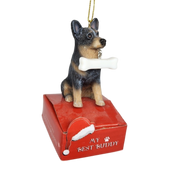 Australian Cattle Dog with Bone Ornament