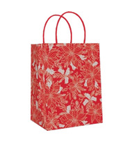 Holiday Medium Kraft Gift Bags -