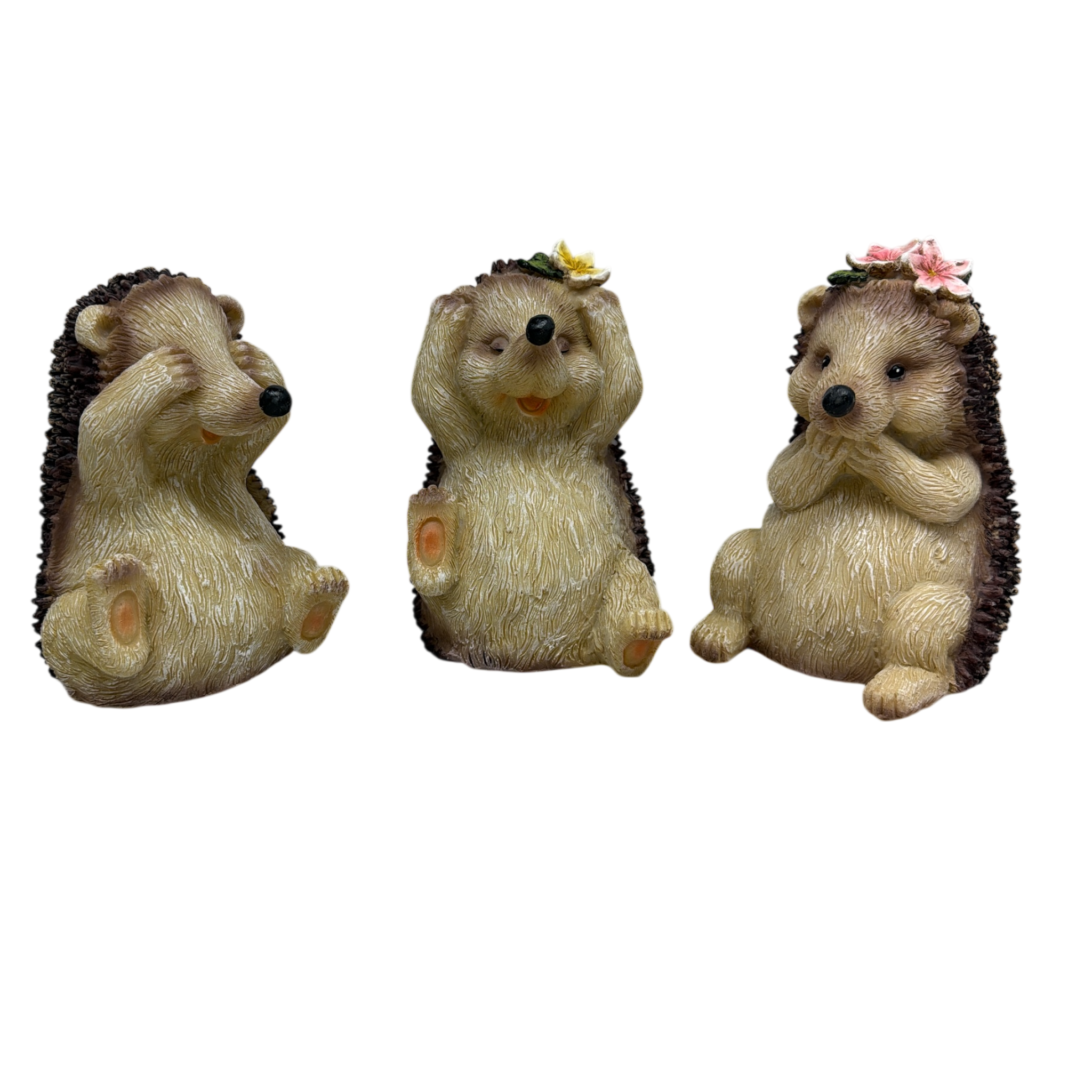 Springtime Hedgehogs - 3 Piece Set