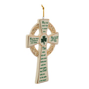 Porcelain Irish Cross Ornament
