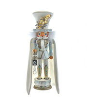 Hollywood Nutcrackers White Snowflake LED Soldier Nutcracker