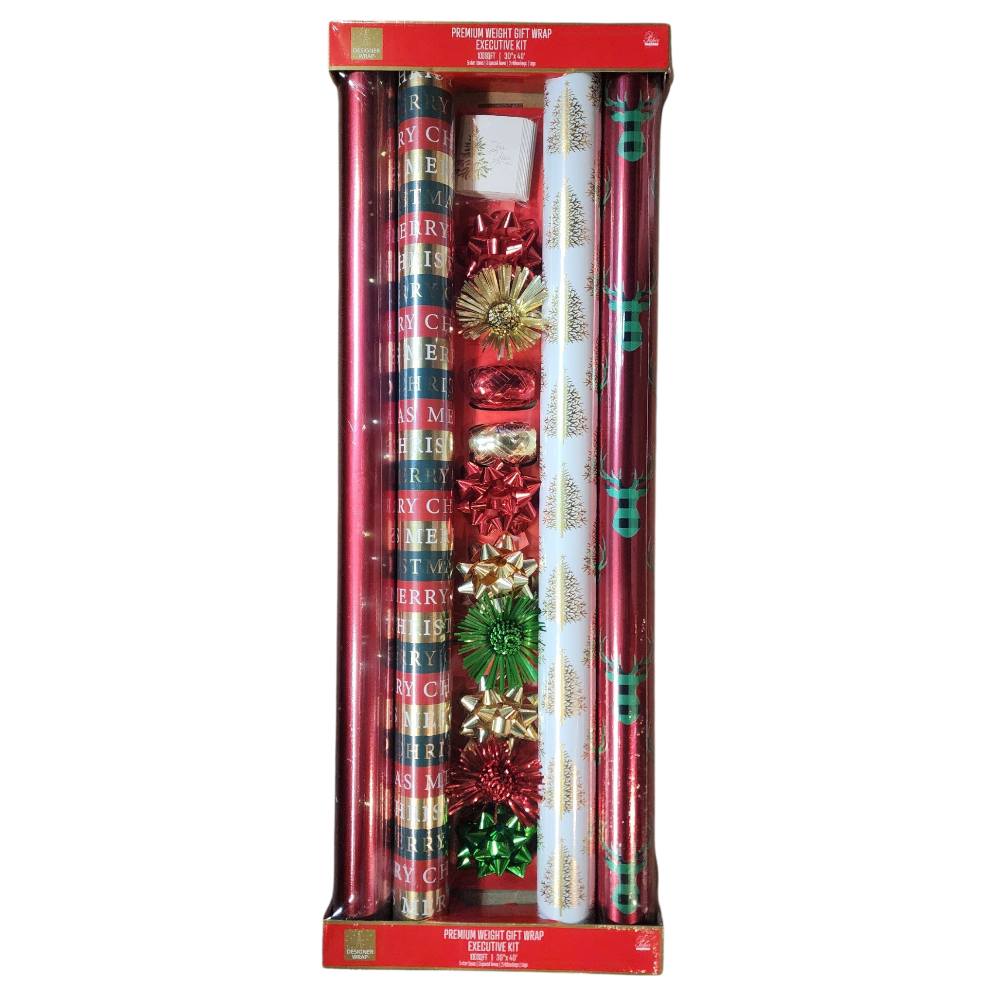 Premium Executive Gift Wrap Kit - Red
