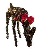 Lighted Boxwood Reindeer Doe - 44 Inches Long