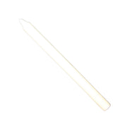 Rustic Taper Dinner Candle - 12 Inch Butter Cream