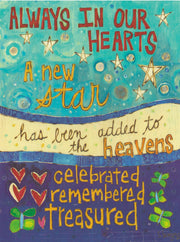 A New Star Has Been Added To The Heavens  - Sympathy Card