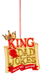 King Of Dad Jokes Ornament