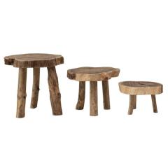 Pedestal Madre De Cacao Live Edge Large by Homeportonline