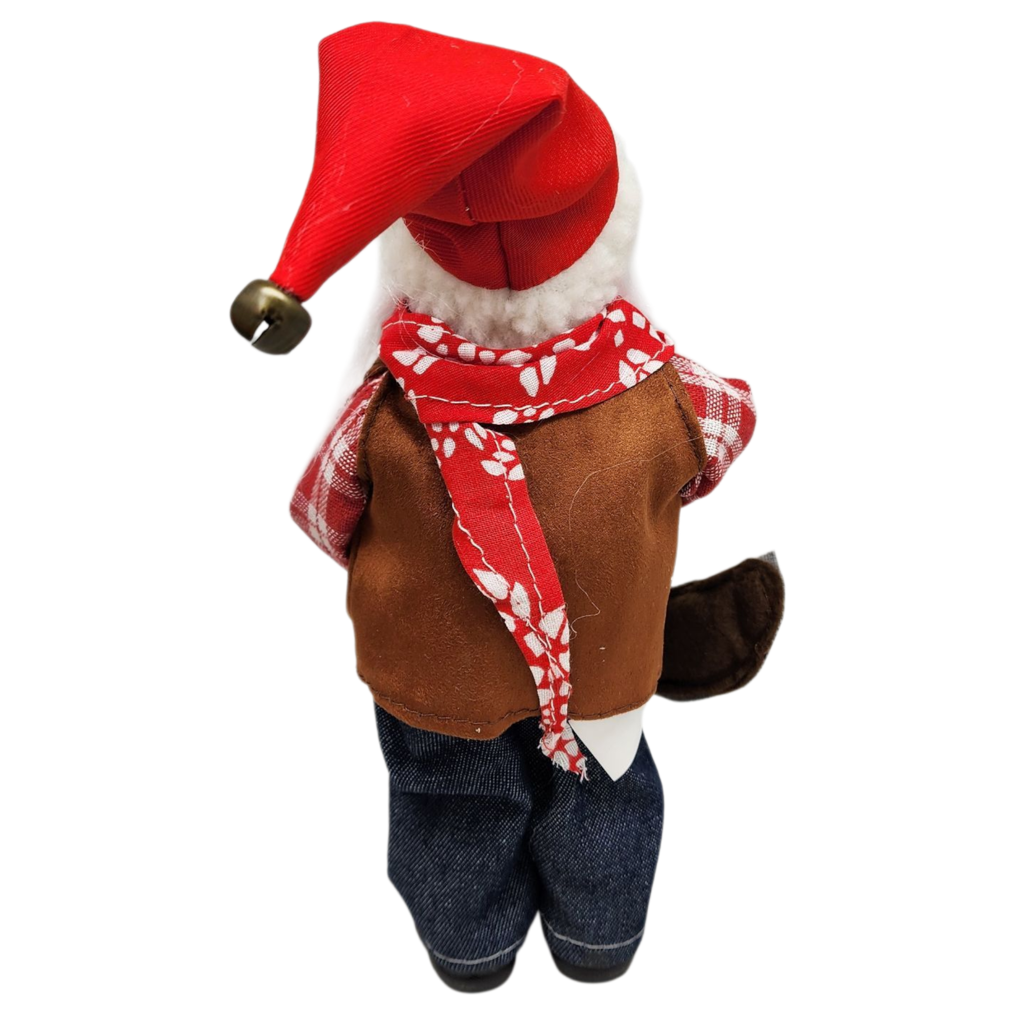 Farmer Santa Figurine Ornament - 9 inches