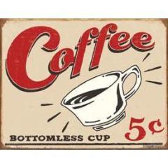 Tin Sign - Schonberg Coffee 5 Cents by Homeportonline