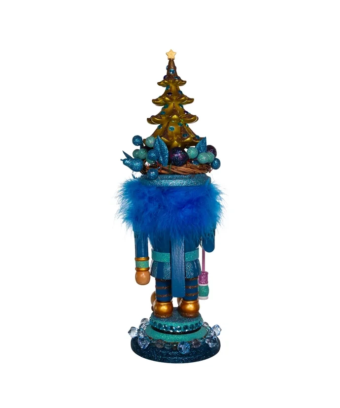 Hollywood Nutcracker – Blue with Tree Hat - 18 Inch