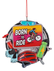 Cycling Ornament - Born To Ride