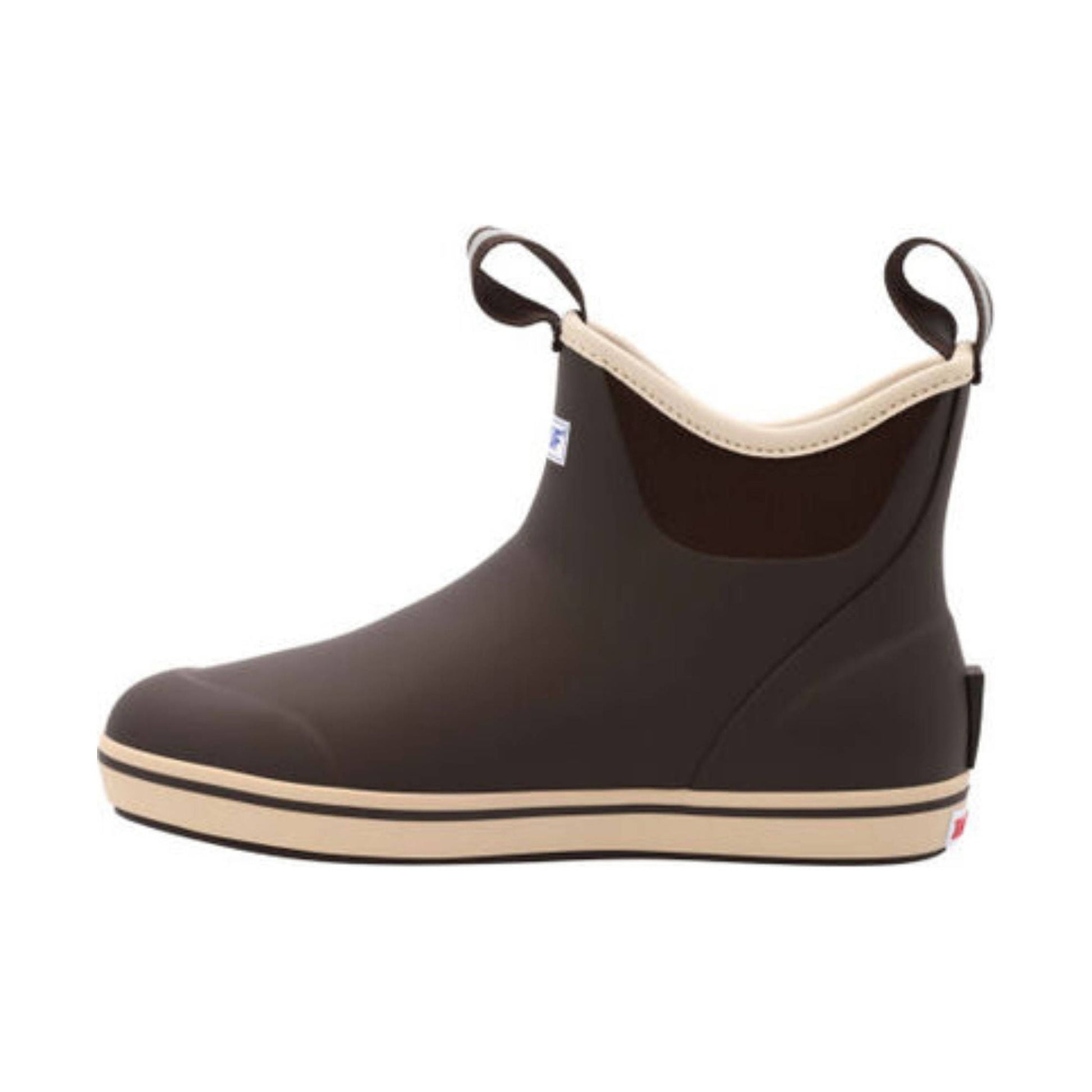 Xtratuf Men's 6 Inch Ankle Deck Rain Boot - Chocolate/Tan by Lenny's Shoe & Apparel