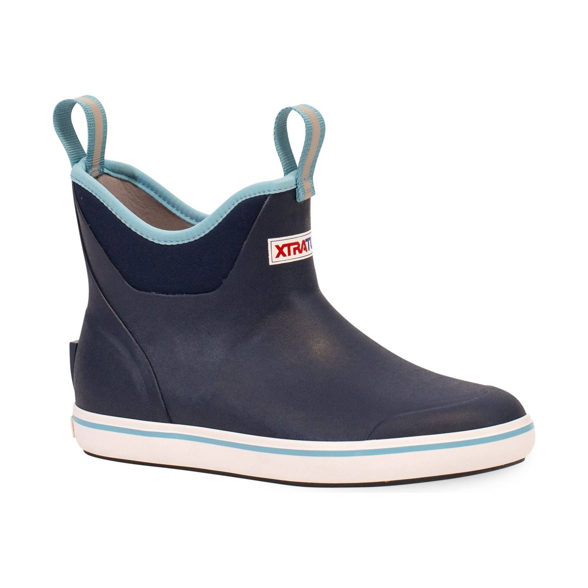 Xtratuf Women's Ankle Deck 6 Inch Rain Boot - Navy by Lenny's Shoe & Apparel