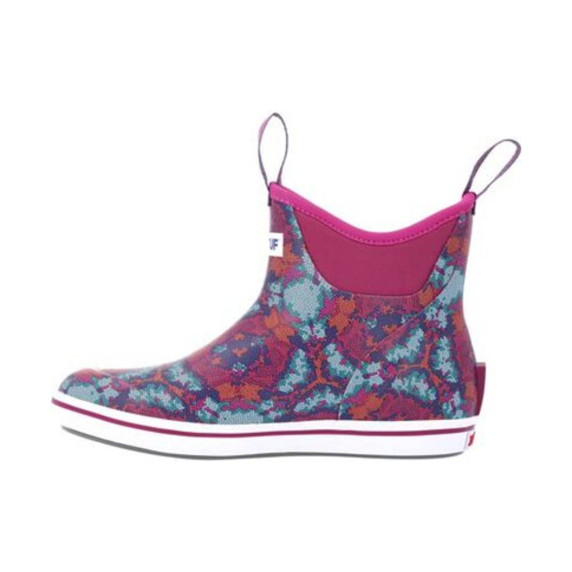 Xtratuf Women's Kaleidoscope Scales 6 Inch Ankle Deck Boot - Kaleidoscope by Lenny's Shoe & Apparel
