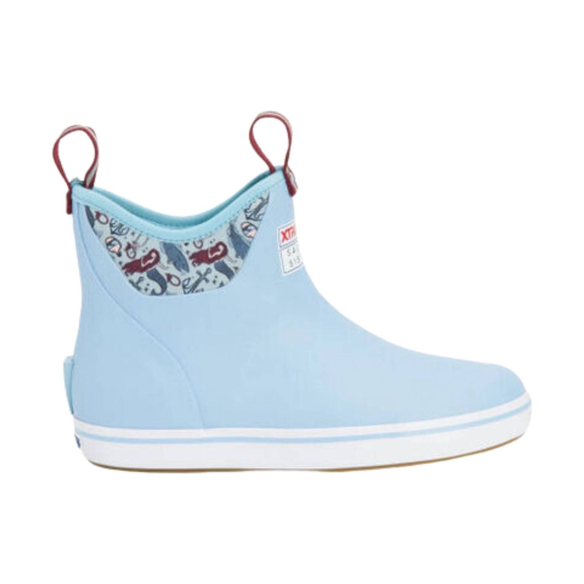 Xtratuf Women's Salmon Sisters 6 Inch Ankle Deck Boot - Salmon Blue by Lenny's Shoe & Apparel