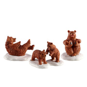 Bear Family Snow Day - 4 Piece Set