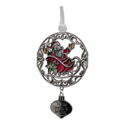 'Tis the Season to be Jolly Santa - Colors of Christmas Ornament