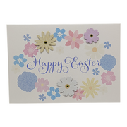 Floral "Happy Easter" Card