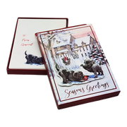 Gift Card Box - Rectangle - Adorable Puppies