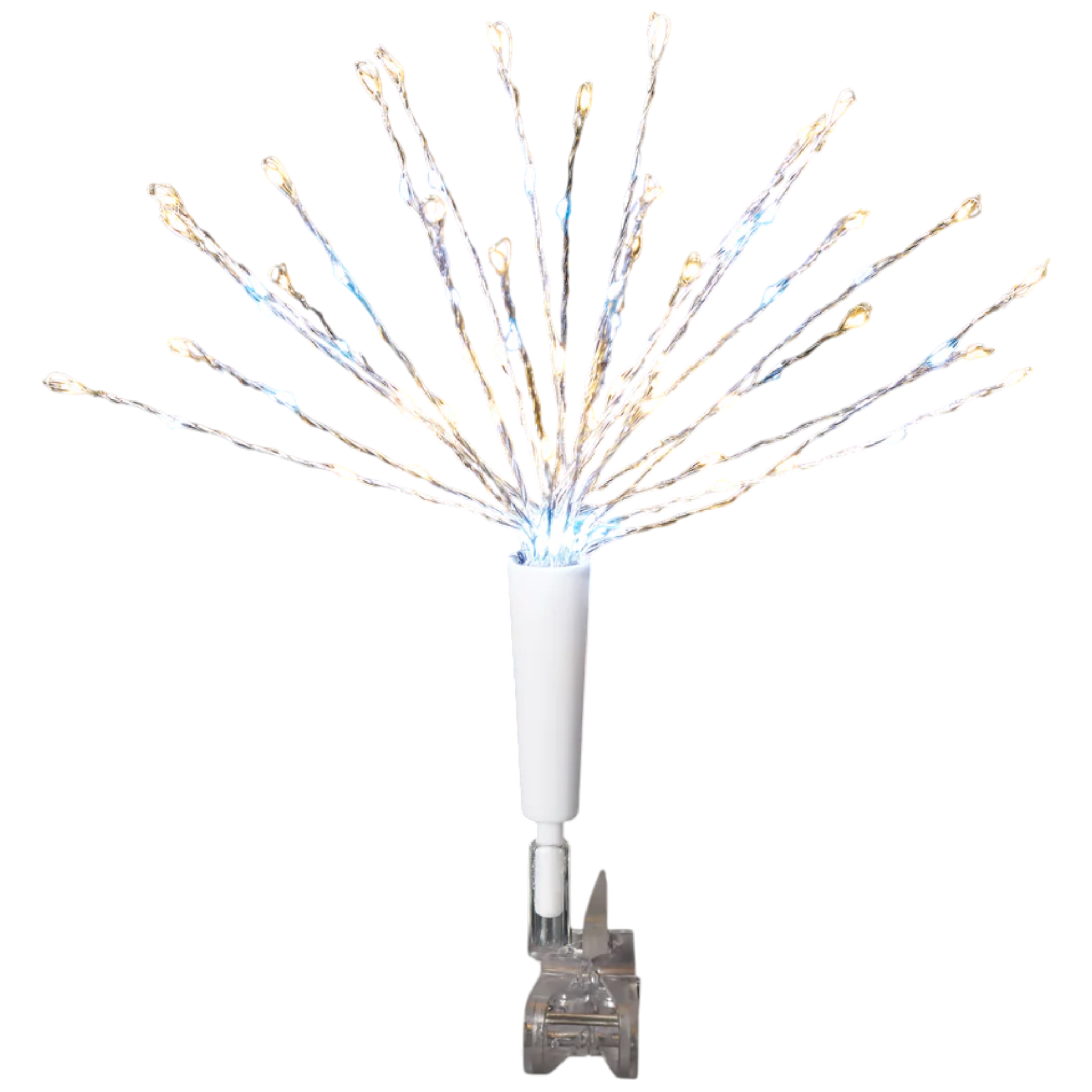 Lighted Two-Tone Burst Clip-On Treetopper