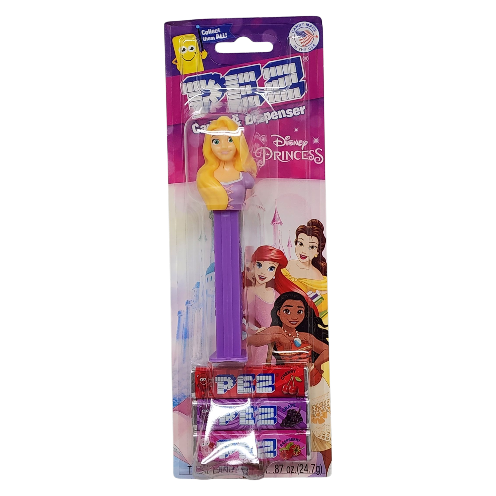 Pez 'Disney Princess' Dispenser with 3 Candy rolls - Rapunzel