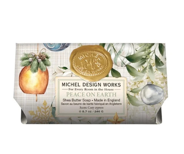 Peace On Earth Large Bath Soap Bar
