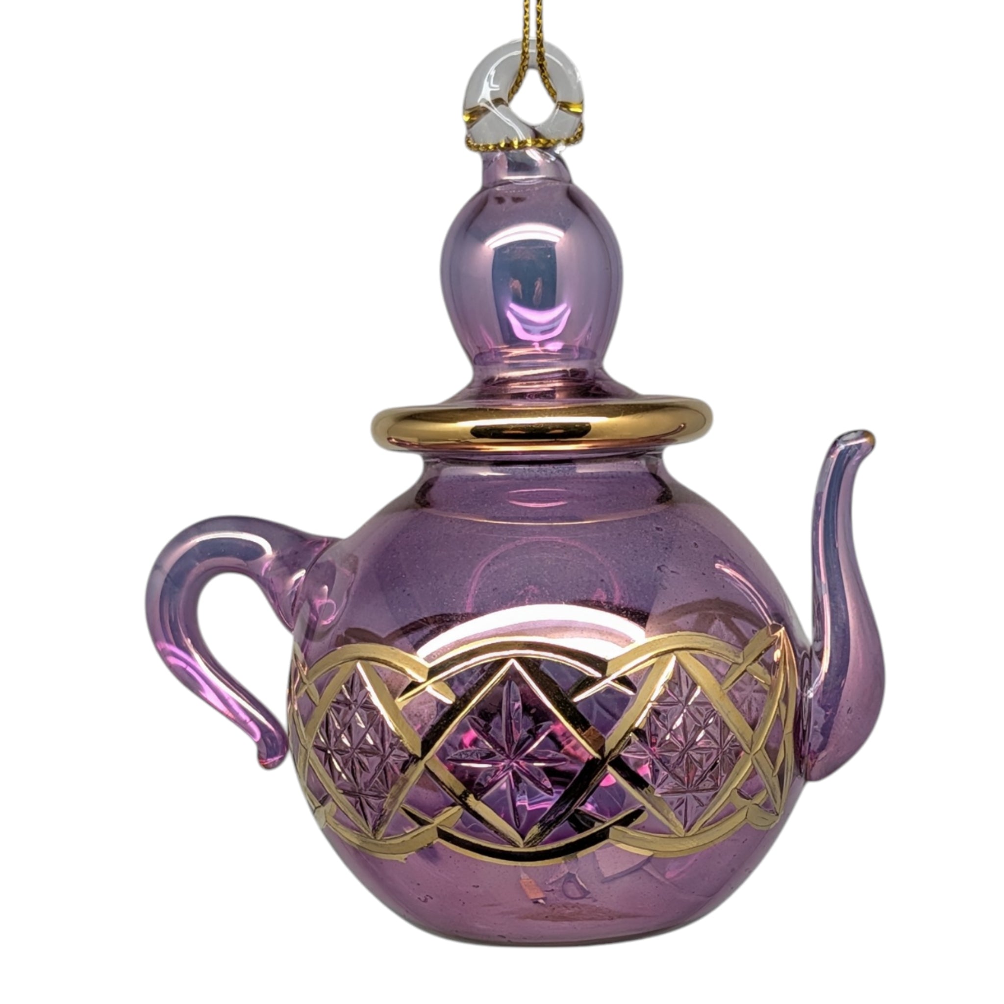 Amethyst Royal Teapot Ornament