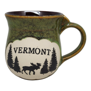 Terra Cotta Style Paunch Coffee Mug