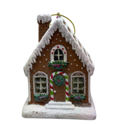 Gingerbread House Resin Ornament