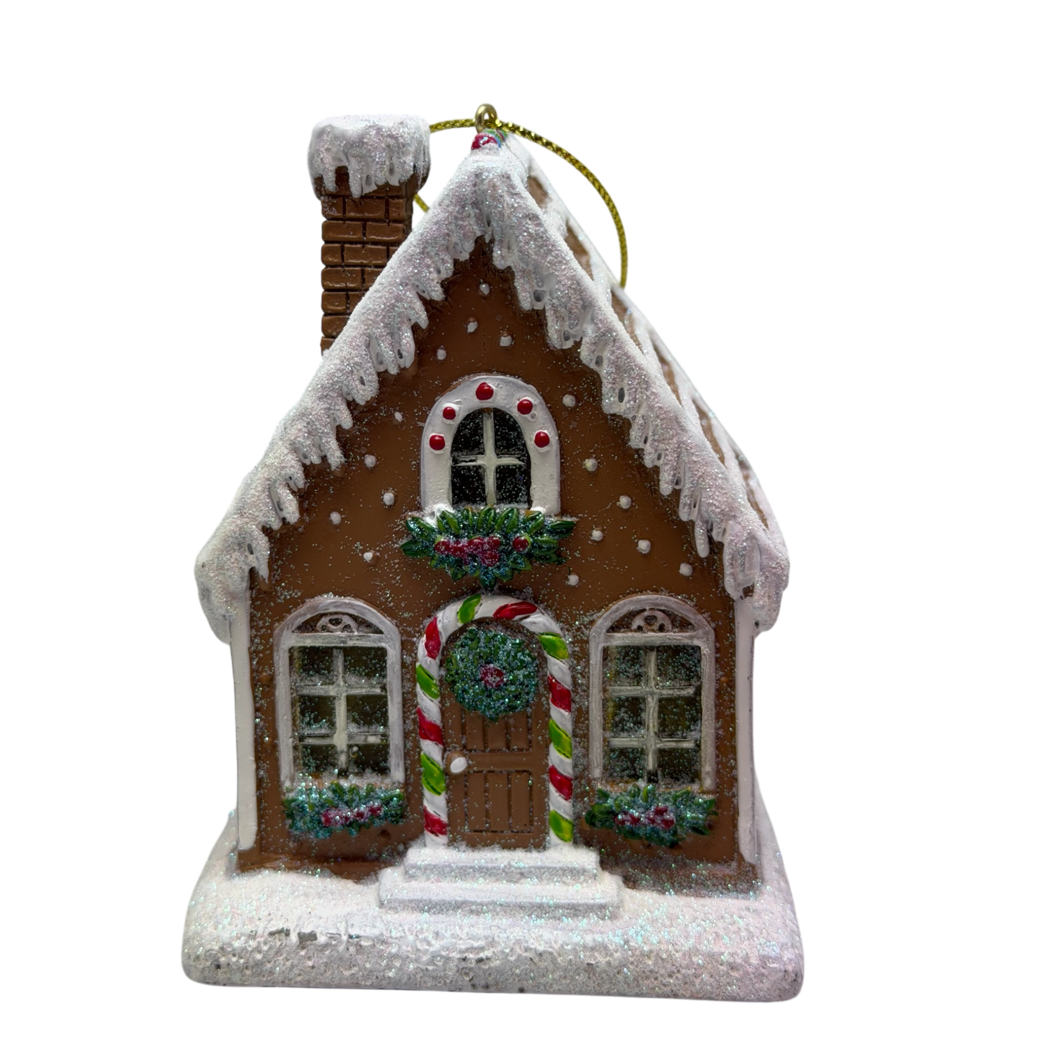 Gingerbread House Resin Ornament