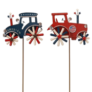 Patriotic Tractor 36 Inch Wind Spinner -