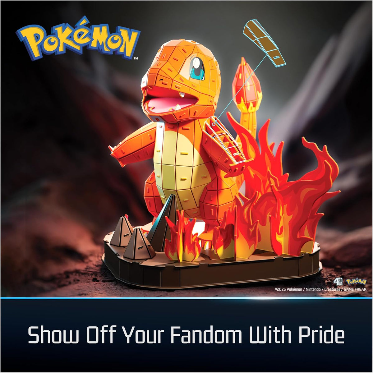 4D Build Pokemon Charmander 3D Puzzle Model Kit