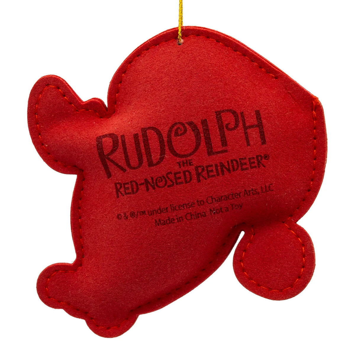 Rudolph The Red-Nosed Reindeer Bedazzled Fabric Ornament