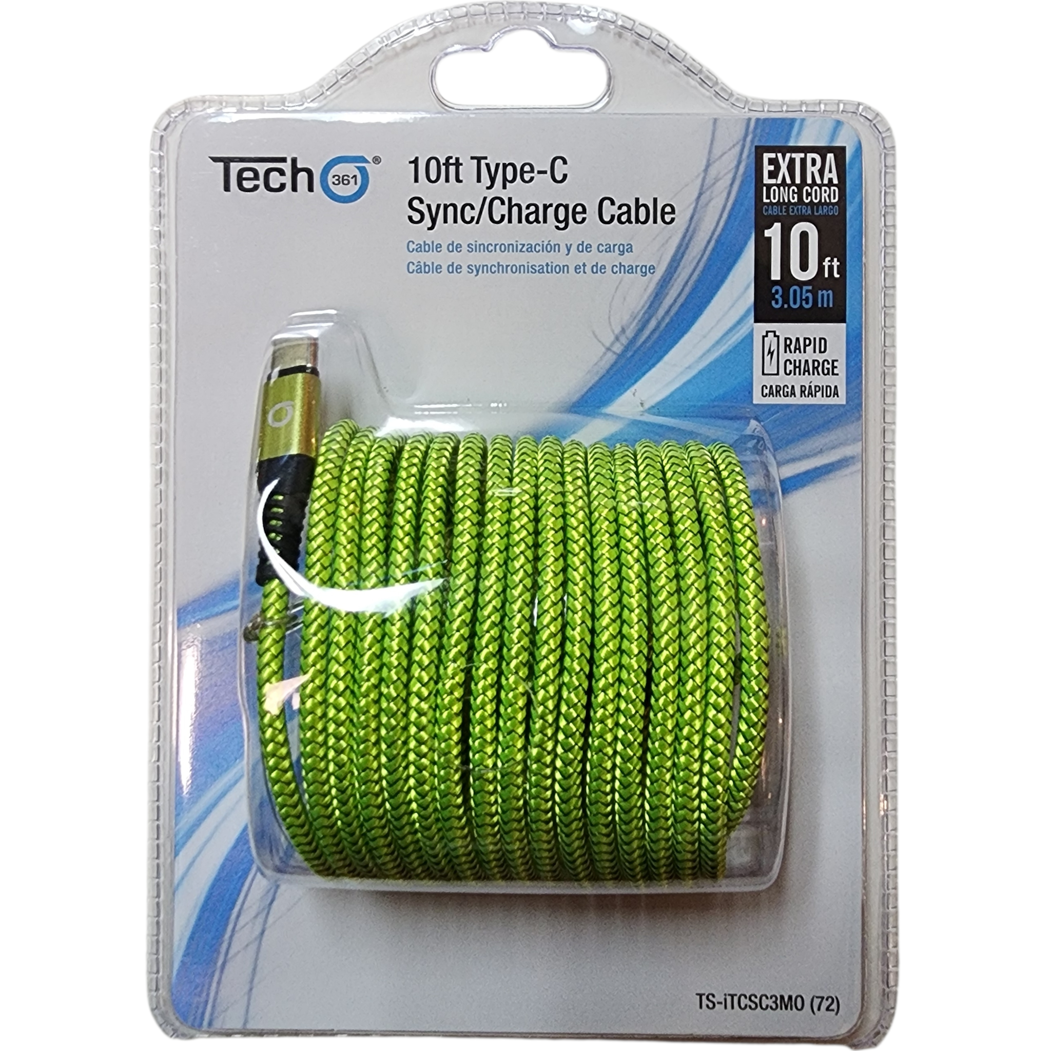 Type-C 10 Foot Sync/Charge Cable -