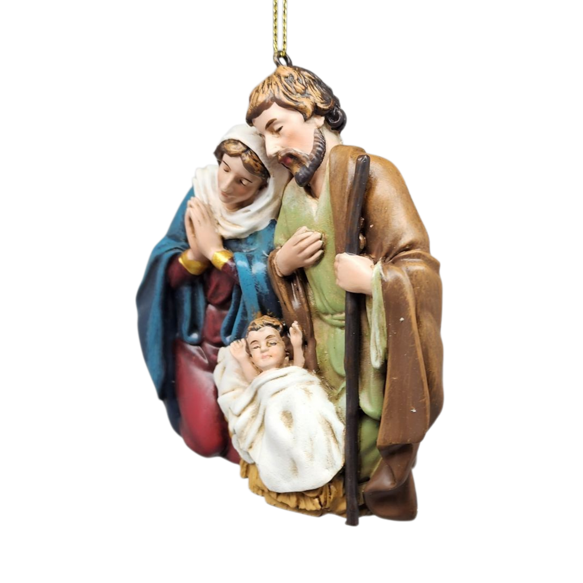 Hanging Ornament Nativity - 8 Piece Set