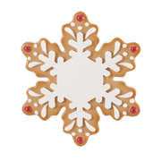 Gingerbread Snowflake Ornament